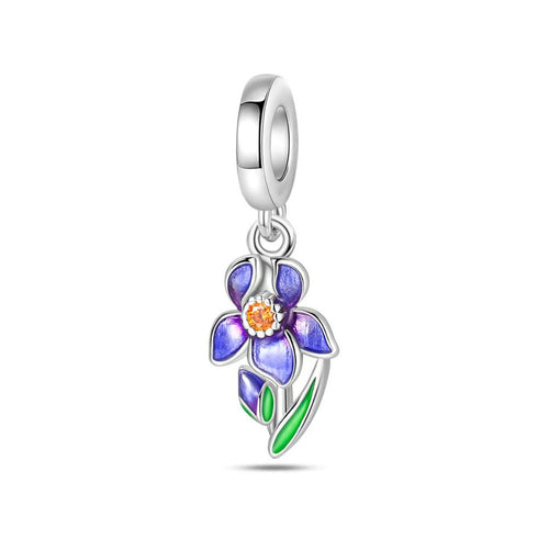 Berloque Flor Violeta